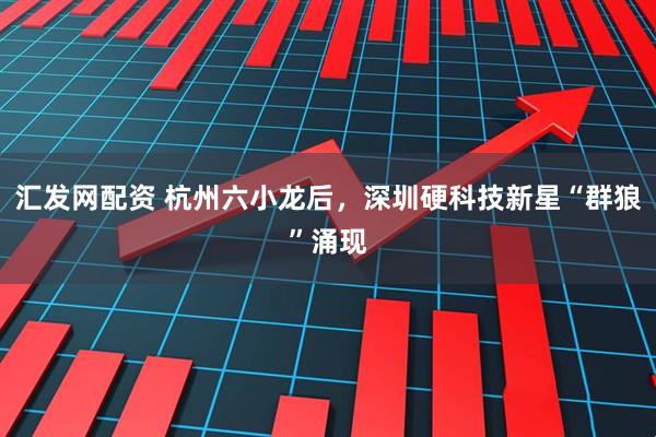 汇发网配资 杭州六小龙后，深圳硬科技新星“群狼”涌现